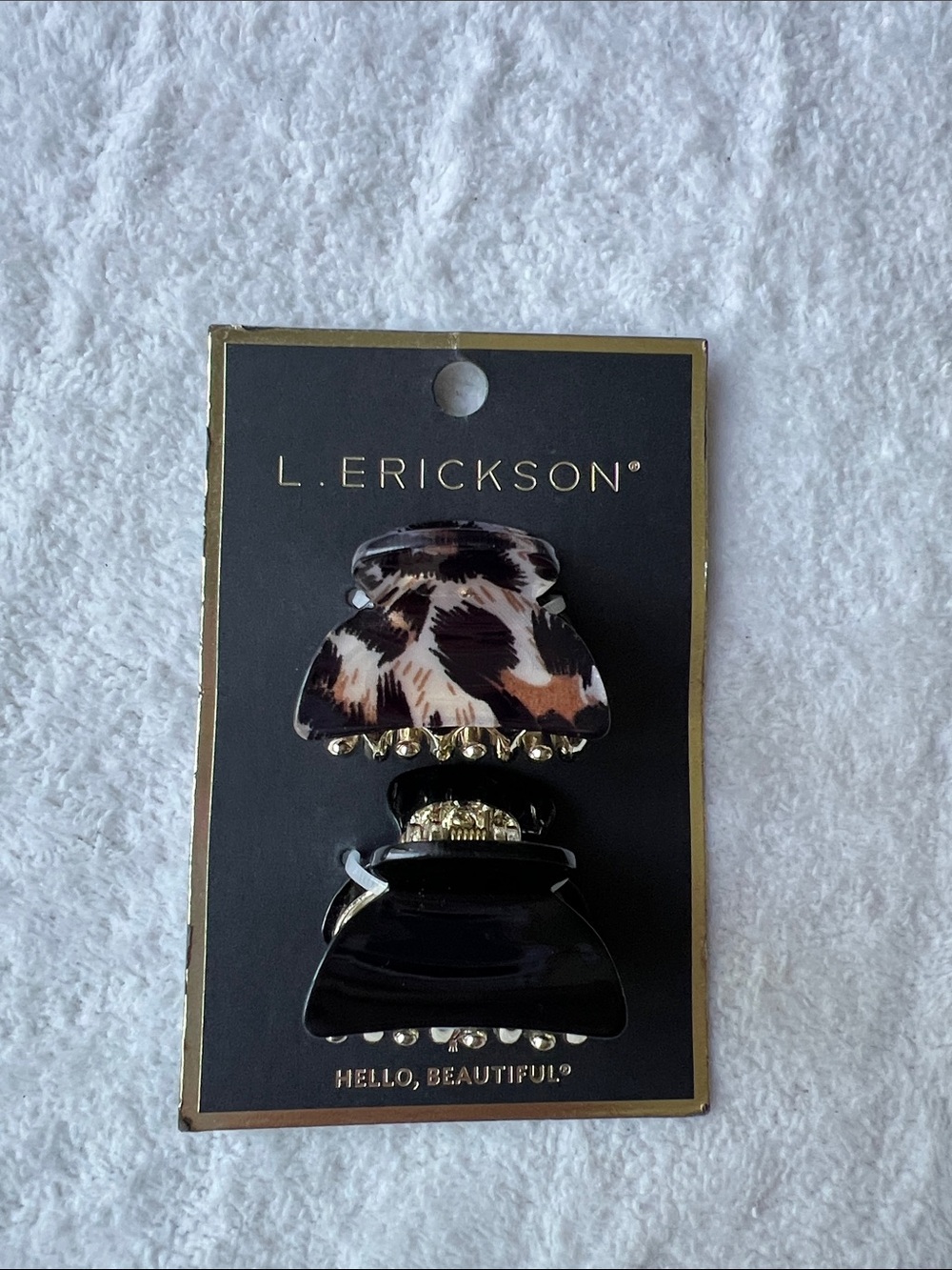 L. Erickson Hair Clips Jaw - 2 Pak